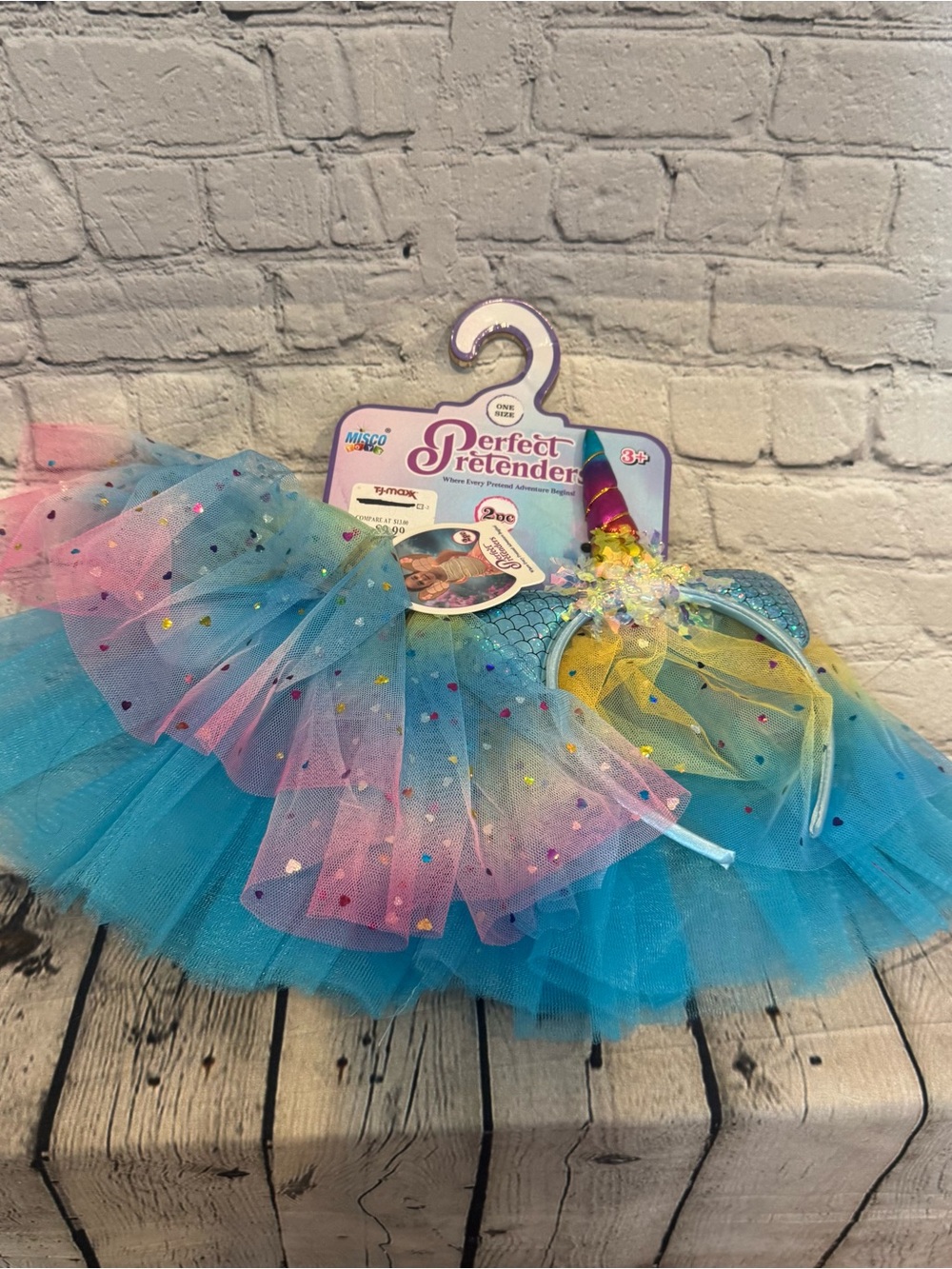 Perfect Pretender Unicorn Headband and Tutu Costume Accessory Kit